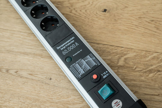Brennenstuhl Power Strip with Surge Protection 6 Positions with Switch and Cable 3m