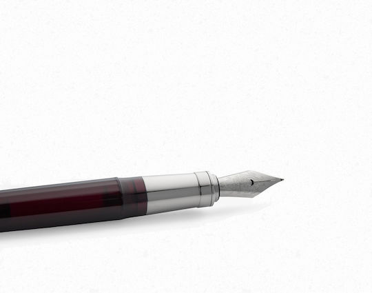 Visconti Black Fountain Pen with Black Ink
