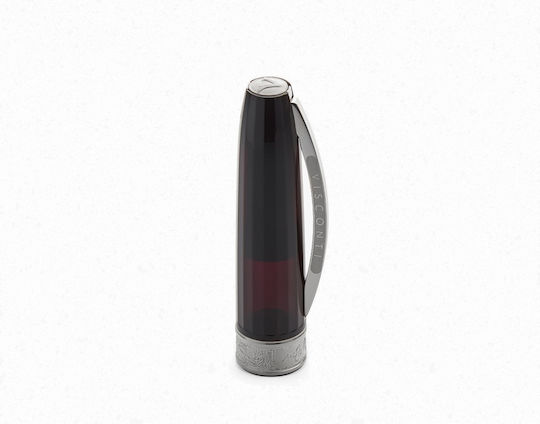 Visconti Black Fountain Pen with Black Ink