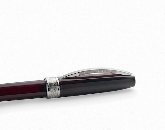 Visconti Black Fountain Pen with Black Ink