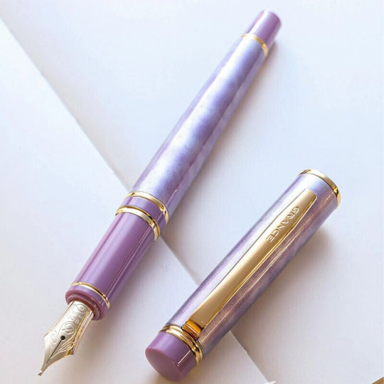 Pilot Fountain Pen Fine From Brass With Black Ink