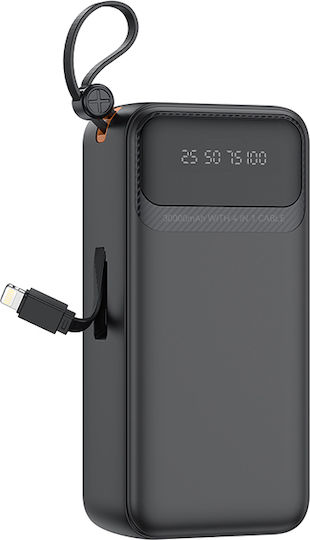 XO PR280 Power Bank 30000mAh 10W with 4 USB-A Ports Power Delivery Black