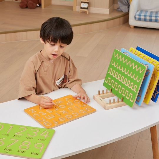 Viga Toys Joc Educațional Litere și numere din Lemn