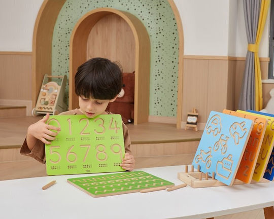 Viga Toys Joc Educațional Litere și numere din Lemn