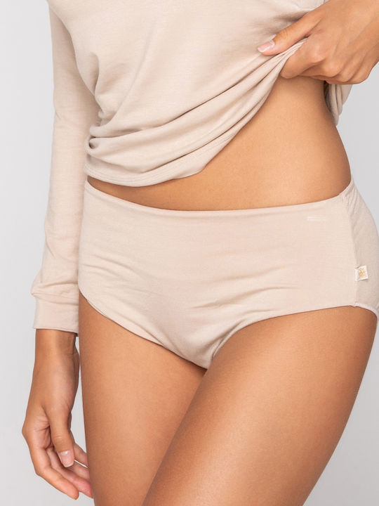 Hipster Γυναικεία Slip 2Pack Μπεζ