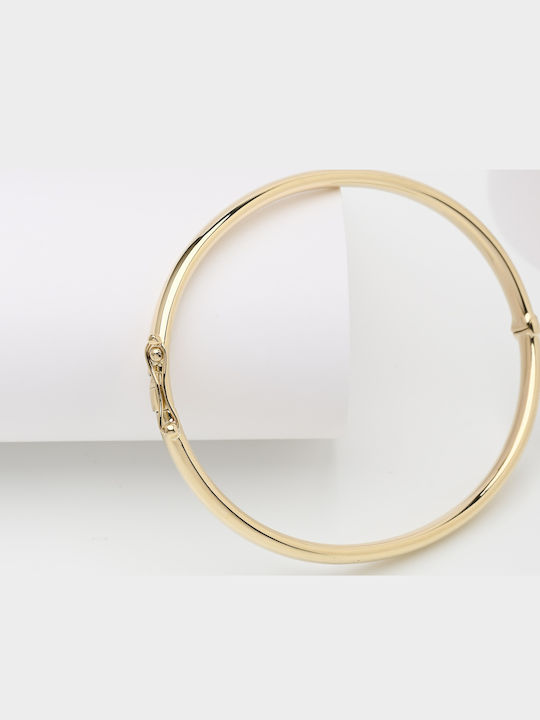 Lunaorocreations Women's Yellow Gold 14K Handcuff Bracelet Small