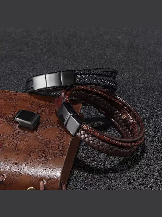 Legend Accessories Men's Leather Bracelet Legend Accessories Men's Leather Bracelet