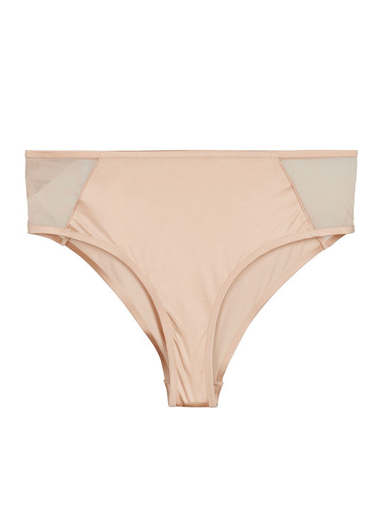 Talie înaltă Femeie Slip Bianca