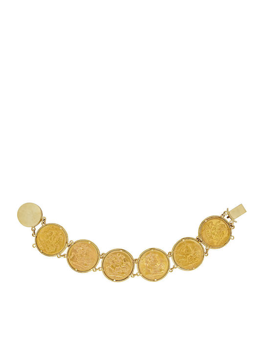 Kiriakos Gofas Women's Bracelet from 14K Gold 20cm