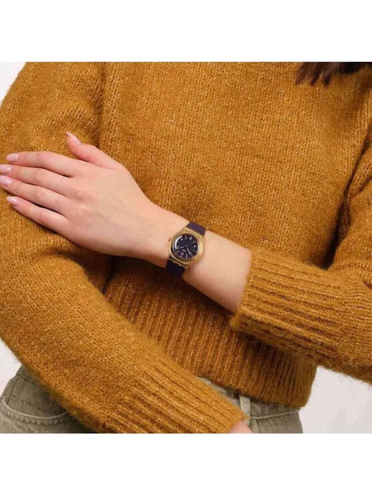 Swatch Heart Кварцов Часовник с Текстилна Кашка Swatch Heart Кварцов Часовник с Текстилна Кашка