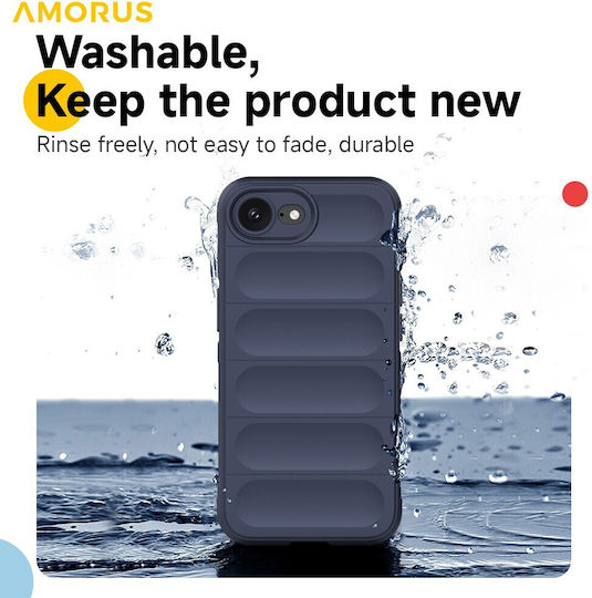 Amorus Back Cover Σιλικόνης Κόκκινο (Poco F7)
