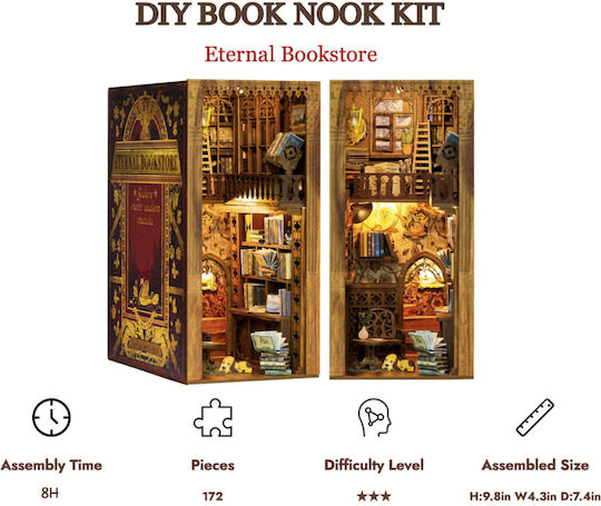 Cutebee Παιχνίδι Κατασκευών Nook Kit Diy Eternal Bookstore