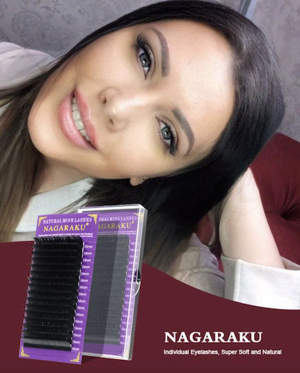 Black Lashes Nagaraku 0.05c 10mm 16 Lines