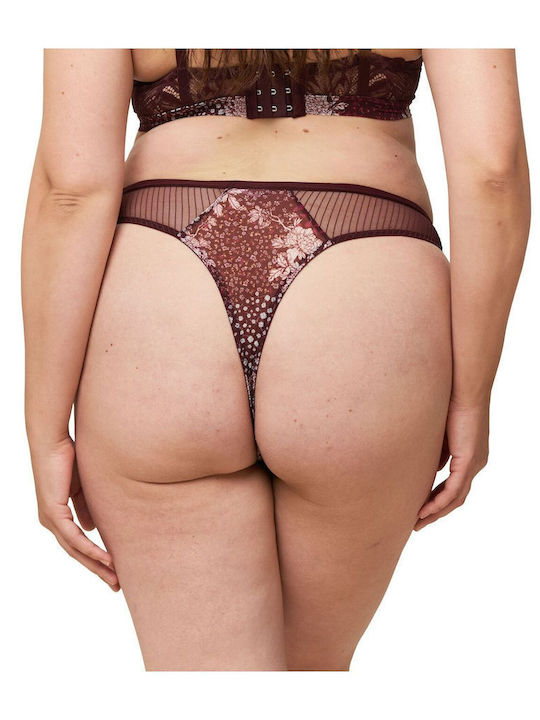 Lavish Spotlight Women's String Burgundy