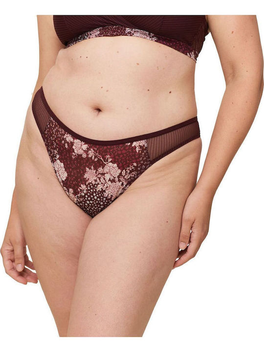 Lavish Spotlight Women's String Burgundy