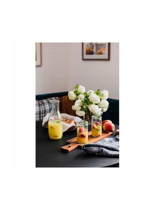 Weck Set 6 Stück Lebensmittelgläser Allgemeine Verwendung mit Deckel Glas Transparent 1500ml 6 Stück
