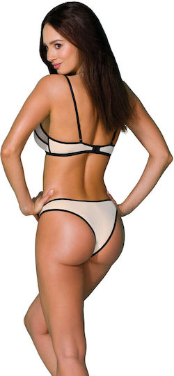 Sp Mayennie 2pcs Lingerie Set Ecru-Black
