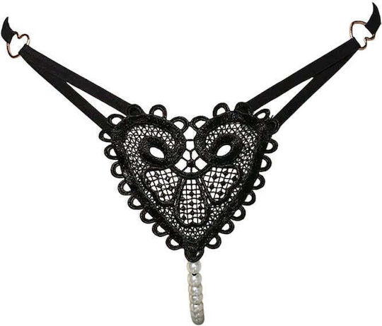 Sexy Unterwäsche String Annamu Schwartze A-1135