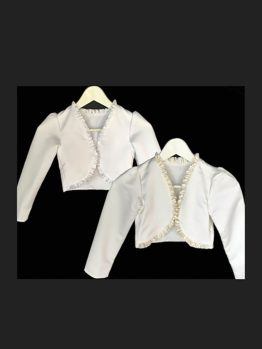 Детско Болеро White, Ivory