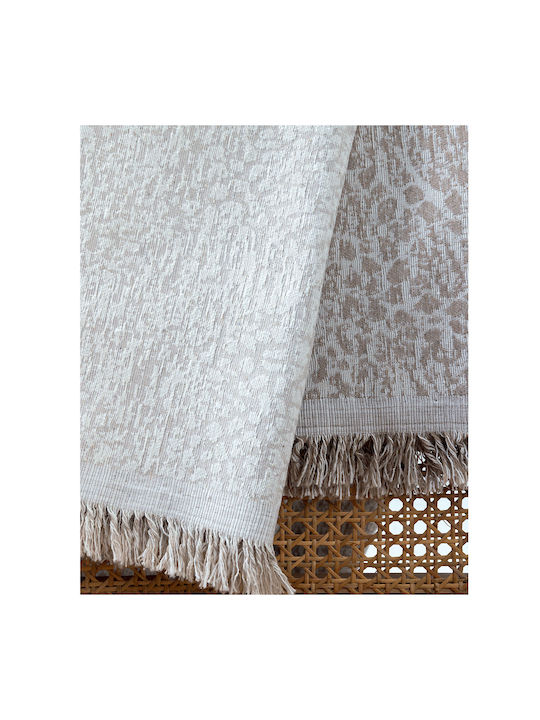 Palamaiki Katia Armchair Throw 180x180cm Beige
