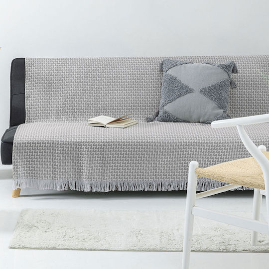 Palamaiki Labi Armchair Throw 180x180cm Grey