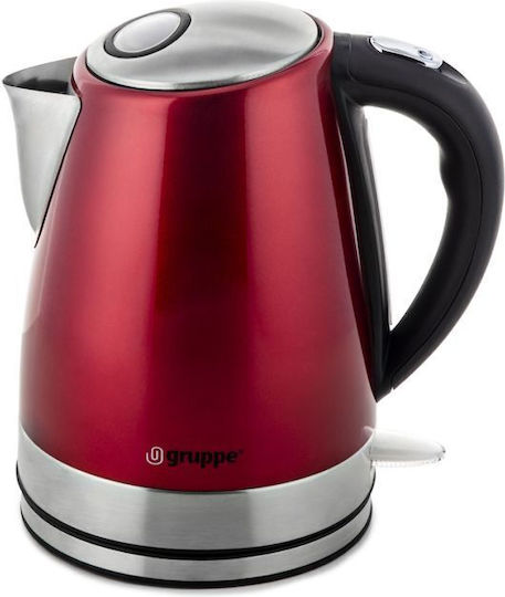 Gruppe EKS17159C Βραστήρας 1.7lt 1850W Κόκκινος