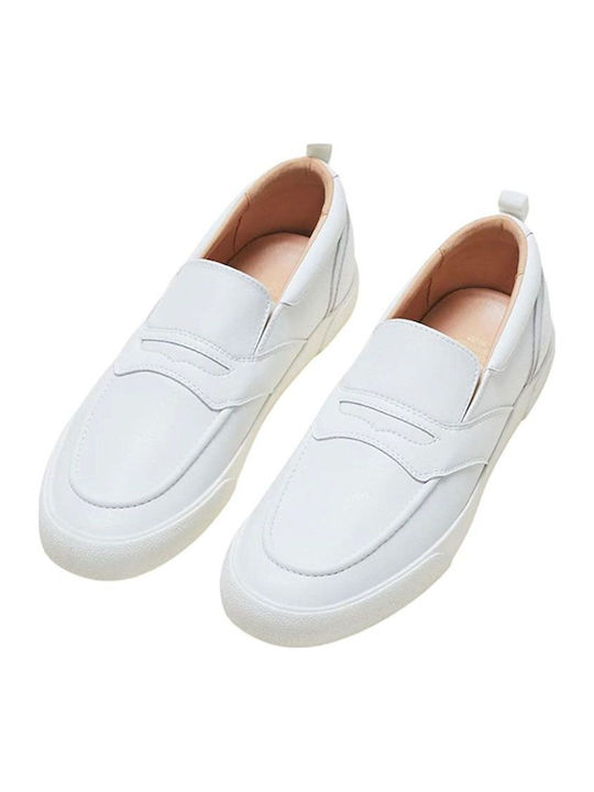 Pantofi casual pentru bărbați Albe