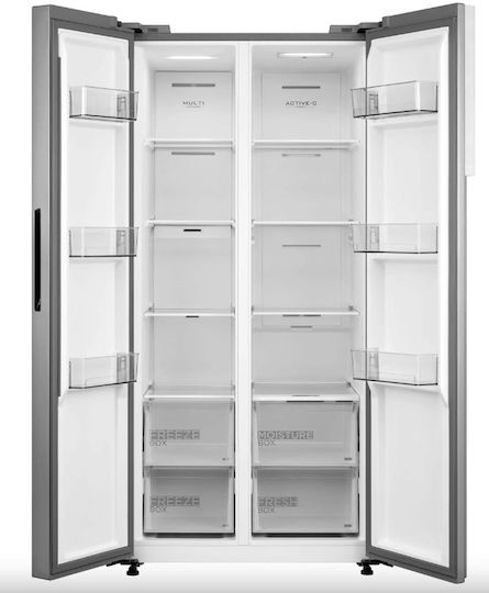 Midea 460lt Total NoFrost Î177.5xL83.5xA63.5cm. Inox MDRS619FIE46