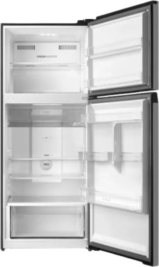 Midea Frigider cu două uși 413lt NoFrost Î172xL70xA67cm. Inox MDRT580MTE02E