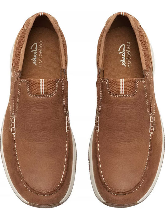 SAILVIEW STEP Men's Leather Casual Shoes Brown