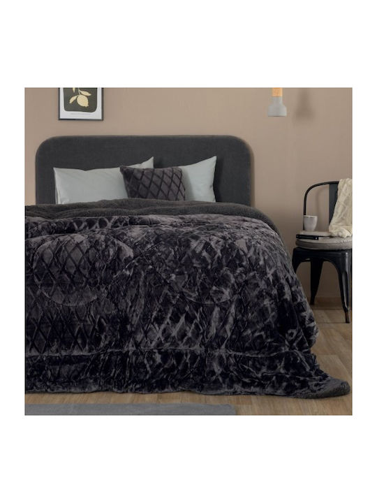 Palamaiki Duvet Cover Queen 220x240cm Nadine/5 Coal 700 GSMGsm