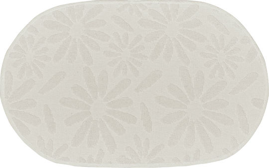 Kentia Bath Mat Cotton Oval Camilo 000079760 12 50x80cm