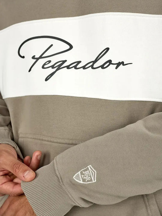 Φούτερ με Κουκούλα Washed Flint Grey
