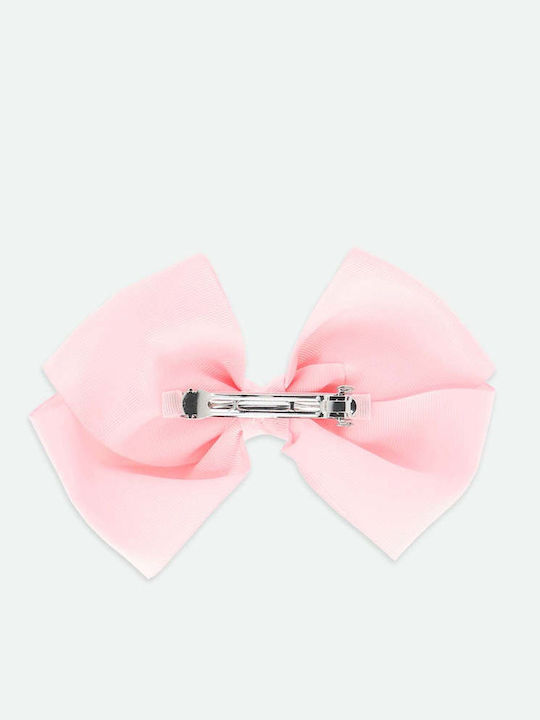 С Щипка За Коса Mega Hair Bow Angel's Face Бледо Розов Розов