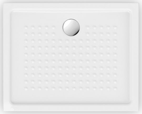 GSI Rectangulară Duș ceramic 100x70cm Albă