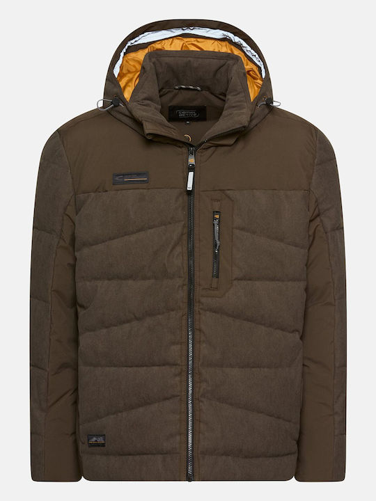 Μπουφάν Puffer Dark Brown