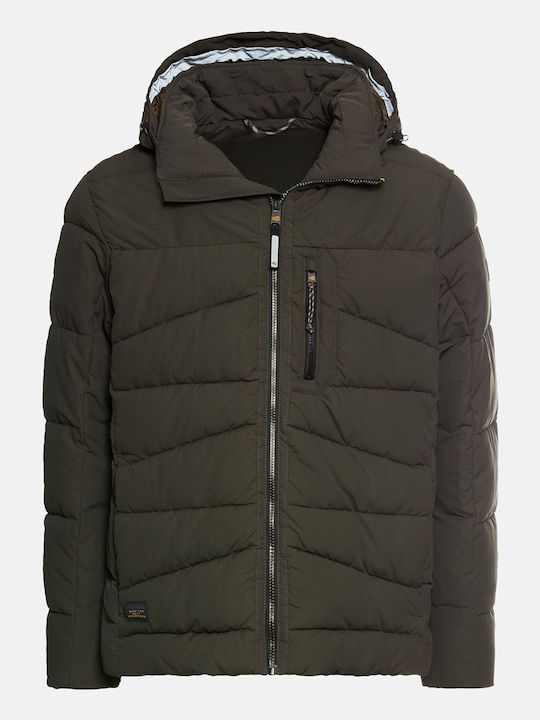 Μπουφάν Puffer Dark Brown