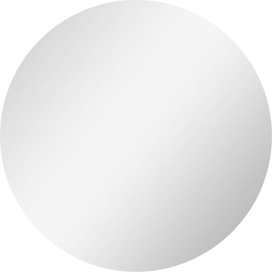 Kleankin 834-601V00CR Στρογγυλός Led Αφής από Πλαστικό 60x60cm Λευκός