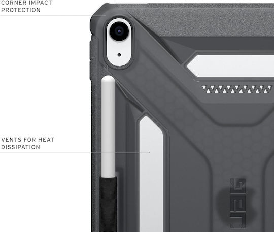 UAG Scout Flip Cover Gray (Apple iPad 10.9 (2022), iPad 11 (2022, 2025)) 124507113131