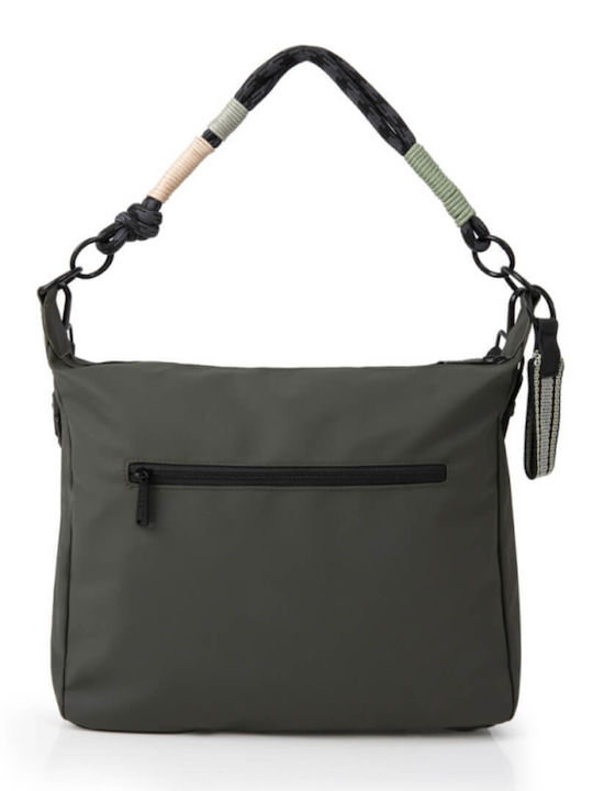 Damentasche Schultertasche Khaki