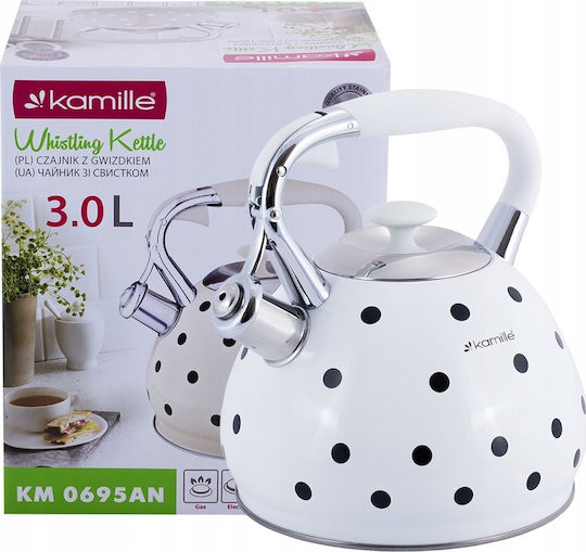 Kamille Τσαγιέρα Λευκή 3000ml