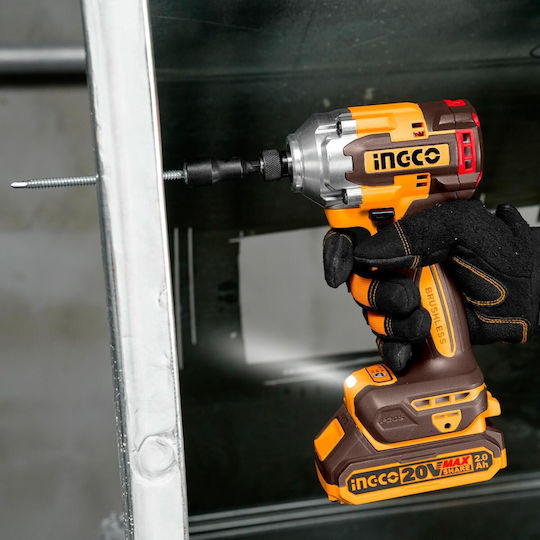 Ingco COSLI250784E Șurubelniță cu Impact Baterie Fără Perii 20V
