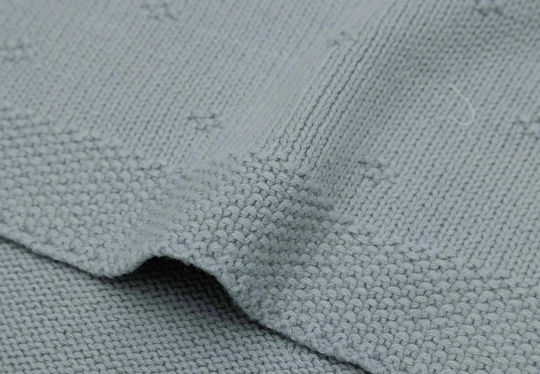 Jollein Pătură Pepinieră Swaddling pături Tricotat Verde 75x100cm