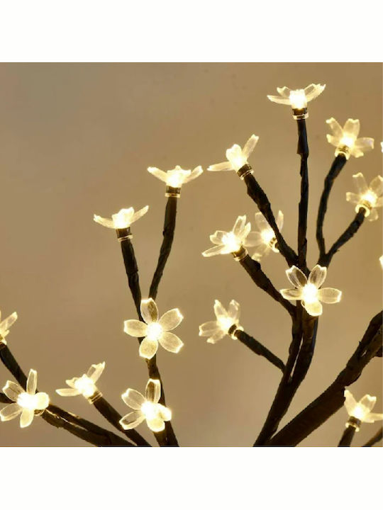 Illuminated Decorative Tree Flowers – Led 50cm 48 Warm White Lights