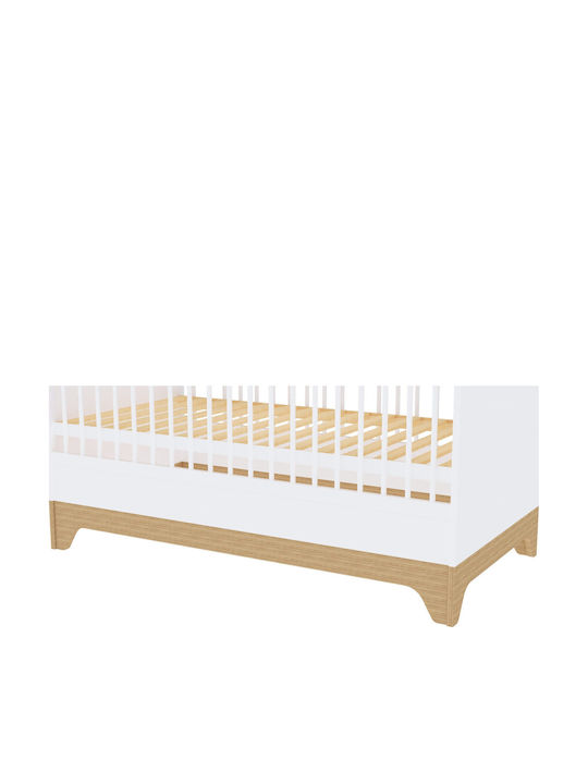 Faktum Βρεφική Κούνια Λευκή για Στρώμα 70x140cm