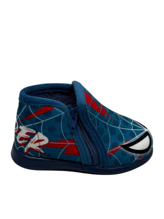 Anatomic Kids Slippers Boots Blue Spider-man