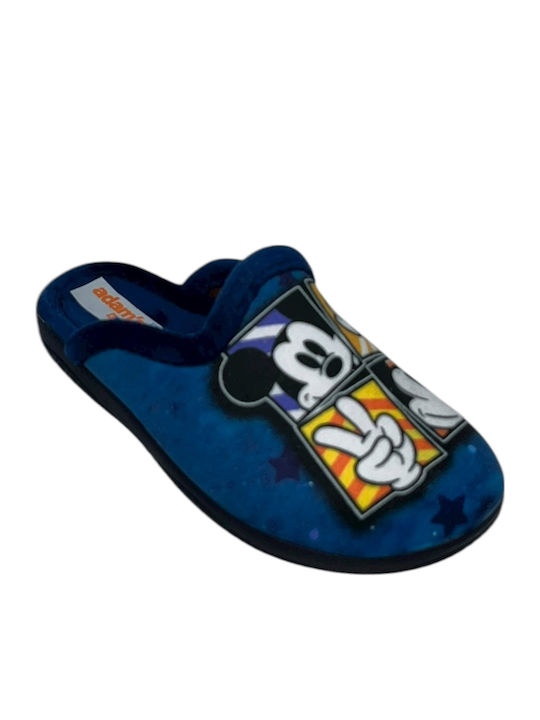 Kids Slippers Blue Mickey Mouse