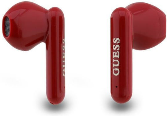 Guess Lipstick Earbud Bluetooth хендсфри Слушалки с Кутийка за Зареждане Черен
