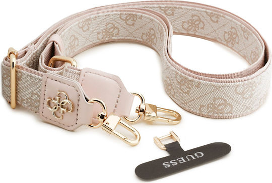 Guess Crossbody Strap Каишка за китката за мобилни телефони Розов