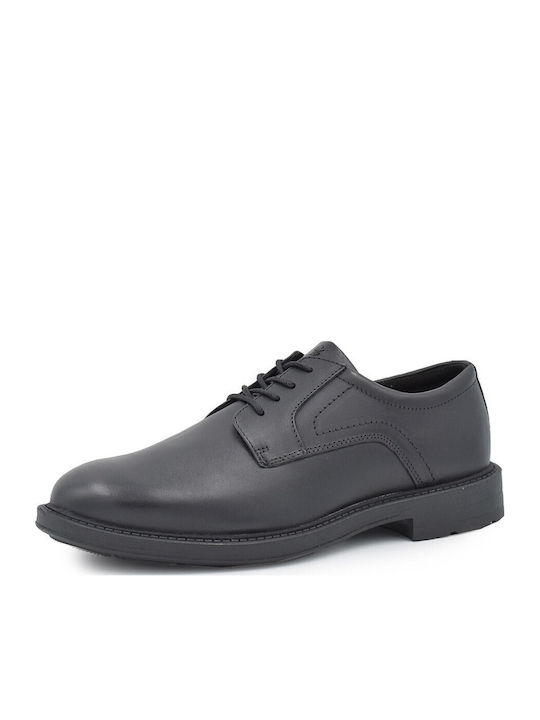 Leder Herren Freizeitschuhe Schwarz